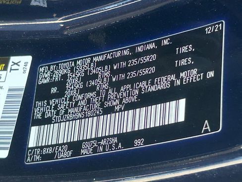 Used 2022 Toyota Highlander XSE AWD/4WD image 43