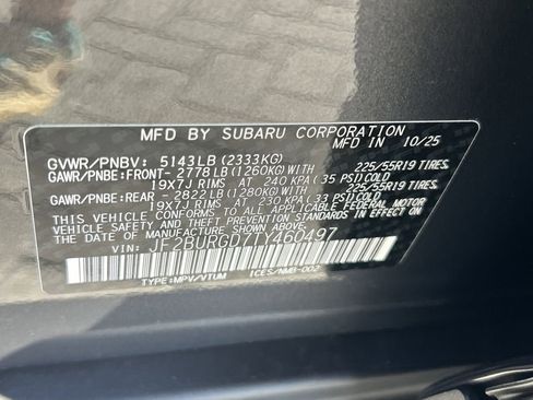 New 2026 Subaru Outback Limited XT AWD/4WD image 31