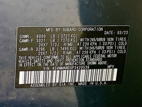 Used 2023 Subaru Ascent Touring image 35