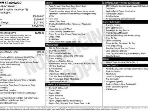 Used 2026 BMW X3 xDrive30 w/ Premium Package image 38