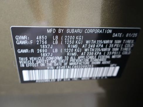 Certified 2025 Subaru Outback Onyx Edition w/ Popular Package #2 image 45