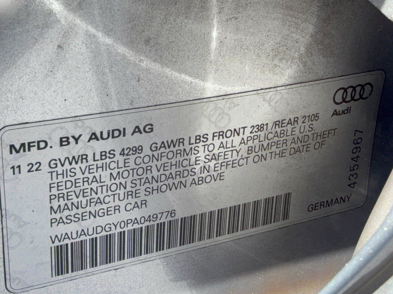 Used 2023 Audi A3 2.0T Premium w/ Convenience Package FWD image 31