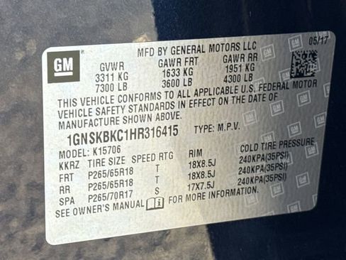 Used 2017 Chevrolet Tahoe LT image 21