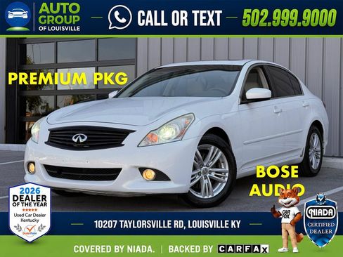 Used 2010 INFINITI G37 x Sedan w/ Premium Pkg AWD/4WD image 1