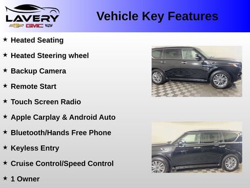 Used 2020 INFINITI QX80 Luxe w/ Proassist Package AWD/4WD image 2