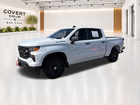 Used 2025 Chevrolet Silverado 1500 W/T w/ LPO, Dark Essentials Package AWD/4WD image 3