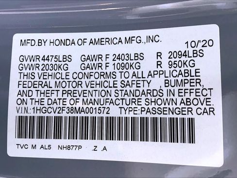 Used 2021 Honda Accord Sport image 34