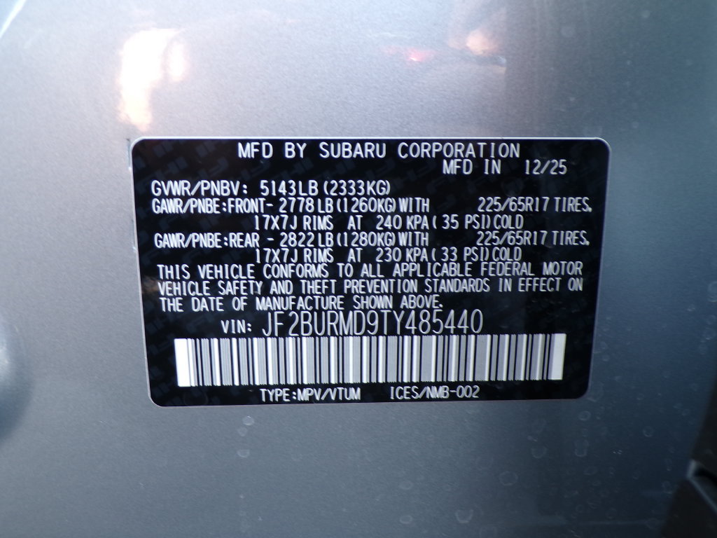 New 2026 Subaru Outback Wilderness w/ Wilderness Package AWD/4WD image 32