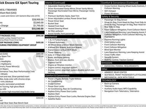 New 2026 Buick Encore GX Sport Touring w/ Comfort Package image 3