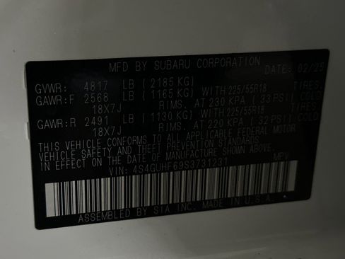 New 2025 Subaru Crosstrek 2.5i Sport w/ Popular Package #3A image 34