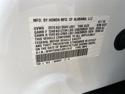 Used 2020 Honda Pilot Touring image 33