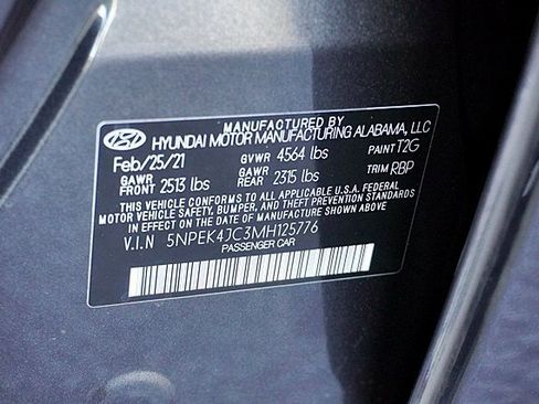 Certified 2021 Hyundai Sonata N Line image 34