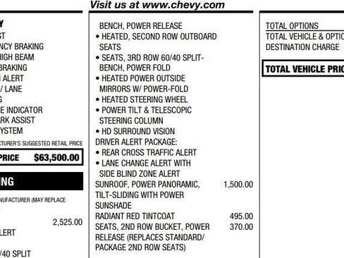 Used 2023 Chevrolet Tahoe Z71 w/ Luxury Package image 2