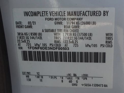 Used 2022 Ford F650 2WD Regular Cab Super Duty image 45