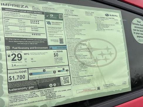 New 2026 Subaru Impreza 2.0i Sport AWD/4WD image 28