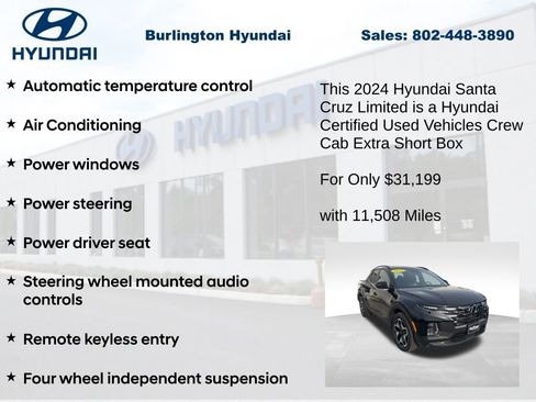 Used 2024 Hyundai Santa Cruz Limited image 13