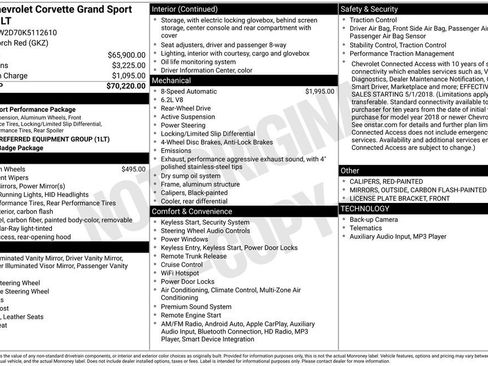 Used 2019 Chevrolet Corvette Grand Sport image 7