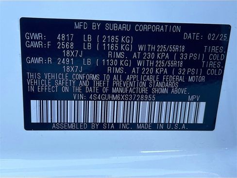 Used 2025 Subaru Crosstrek 2.5i Limited w/ Crosstrek Mirror Package image 33