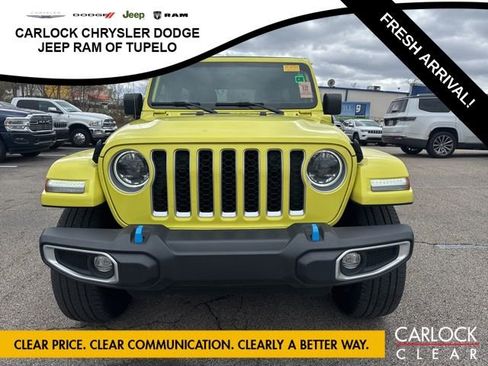 Used 2023 Jeep Wrangler 4WD Unlimited Sahara 4xe w/ Cold Weather Group image 3