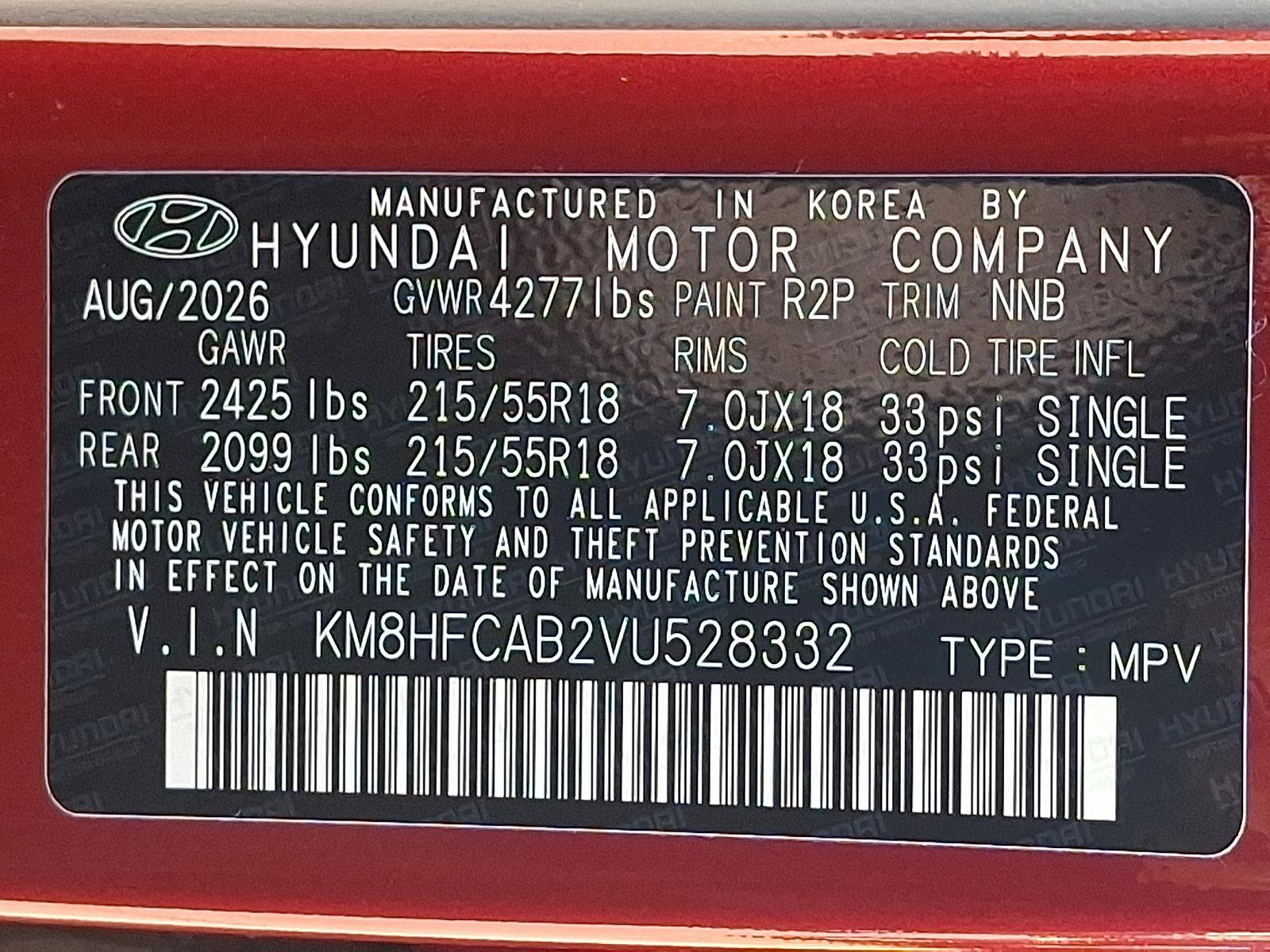 New 2027 Hyundai Kona SEL Sport AWD/4WD image 16