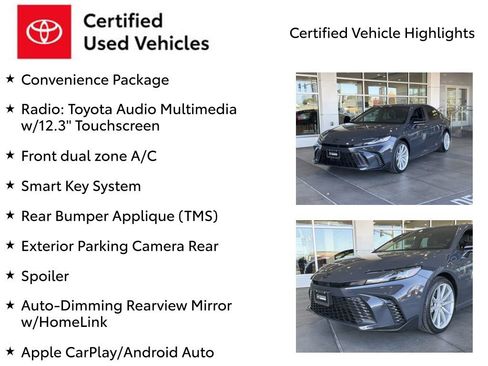 Certified 2025 Toyota Camry SE w/ Convenience Package FWD image 7