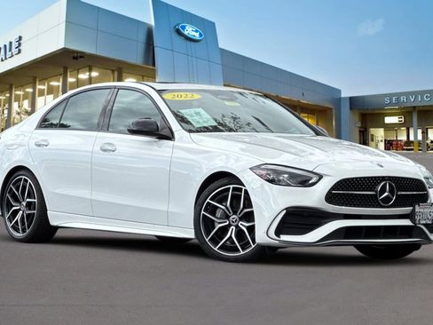 Used 2022 Mercedes-Benz C 300 Sedan w/ AMG Line w/ Night Package image 2