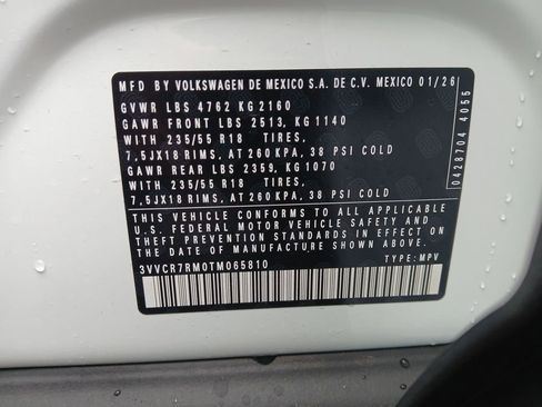 New 2026 Volkswagen Tiguan S image 28