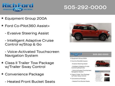 Certified 2022 Ford Bronco Sport Big Bend w/ Convenience Package AWD/4WD image 11