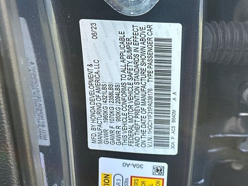 Used 2023 Honda Accord EX image 21