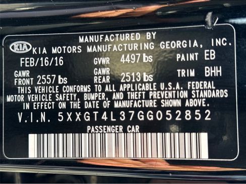 Used 2016 Kia Optima LX image 20