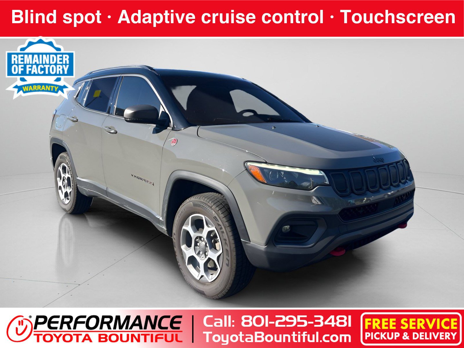 Used 2022 Jeep Compass Trailhawk w/ Trailhawk Elite Group AWD/4WD image 1