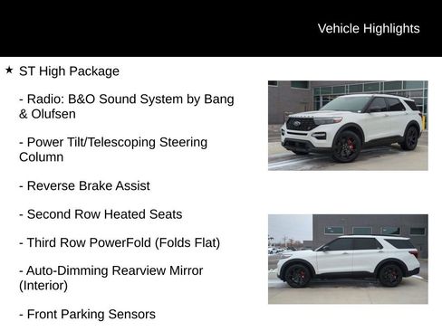 Certified 2023 Ford Explorer ST w/ Equipment Group 401A image 21