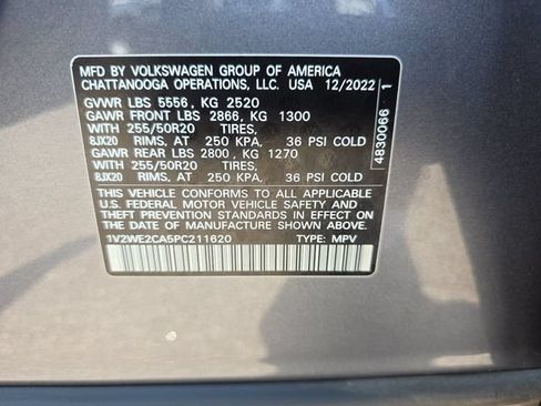 Used 2023 Volkswagen Atlas Cross Sport SE FWD image 30