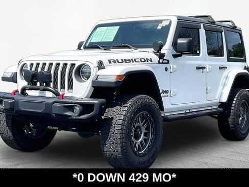 Used 2019 Jeep Wrangler Unlimited Rubicon w/ LED Lighting Group AWD/4WD image 1