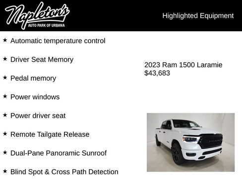 Used 2023 RAM 1500 Laramie image 16