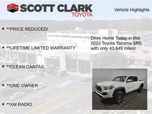 Used 2023 Toyota Tacoma SR5 w/ Technology Package RWD image 12