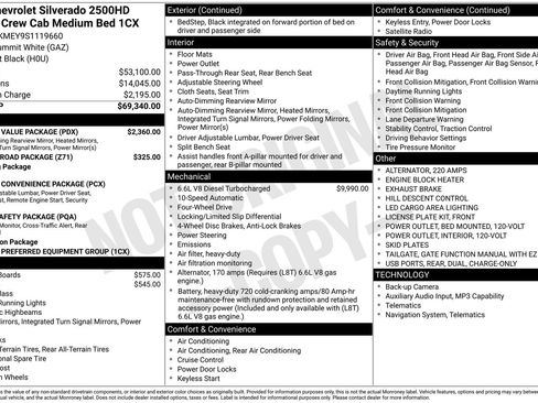 Certified 2025 Chevrolet Silverado 2500 Custom w/ Custom Value Package AWD/4WD image 37