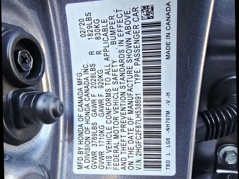 Used 2020 Honda Civic Sport image 49