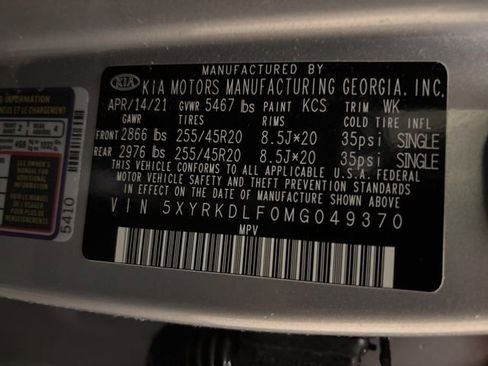 Certified 2021 Kia Sorento SX Prestige AWD/4WD image 11