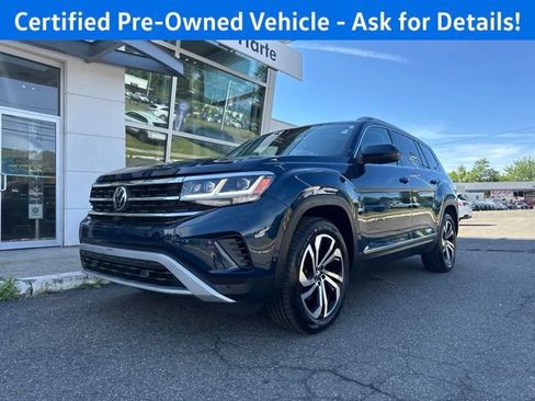 Certified 2021 Volkswagen Atlas SEL Premium AWD/4WD image 2