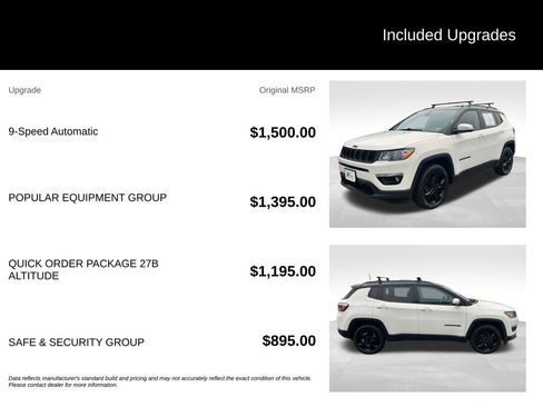 Used 2018 Jeep Compass Latitude w/ Popular Equipment Group AWD/4WD image 10