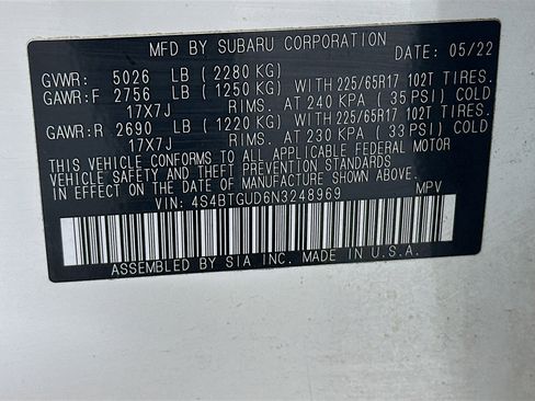 Used 2022 Subaru Outback Wilderness image 12