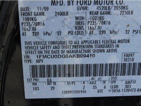 Used 2010 Ford Escape XLT image 10