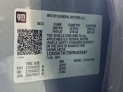 Certified 2023 Chevrolet Tahoe High Country AWD/4WD image 39