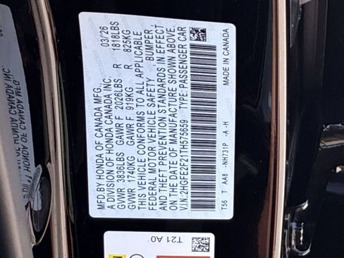 Certified 2026 Honda Civic LX image 37
