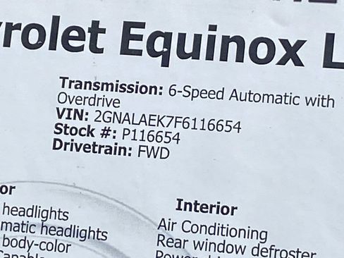 Used 2015 Chevrolet Equinox LS FWD image 35