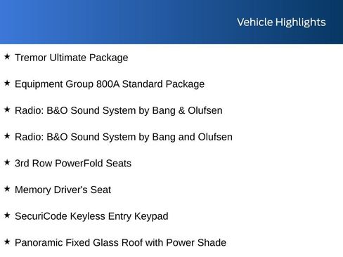 New 2026 Ford Explorer Tremor w/ Tremor Ultimate Package AWD/4WD image 3