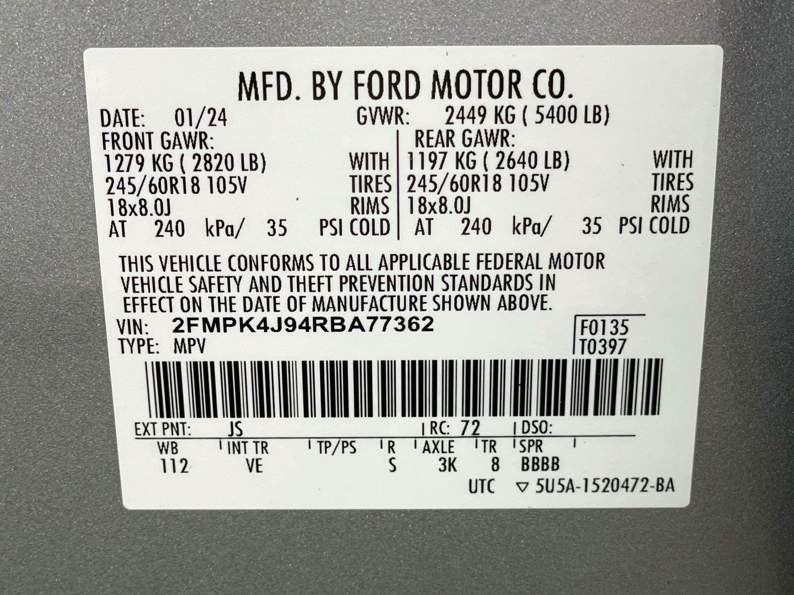Used 2024 Ford Edge SEL AWD/4WD image 34