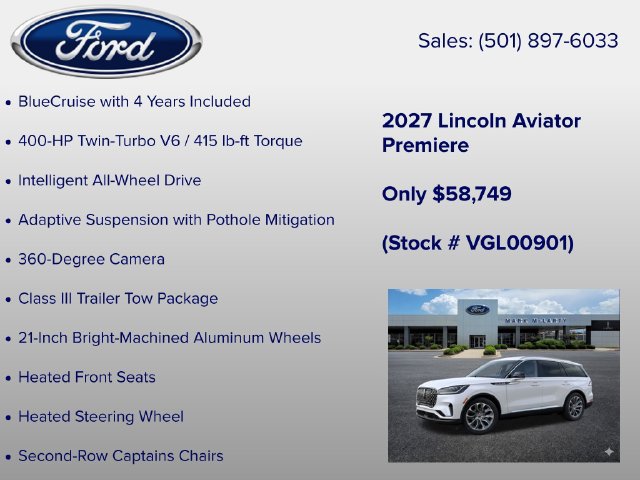 New 2027 Lincoln Aviator AWD image 6