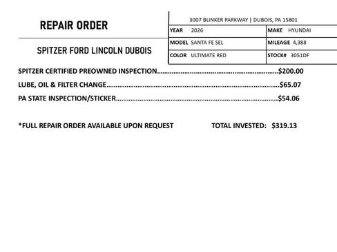 Used 2026 Hyundai Santa Fe SEL image 4